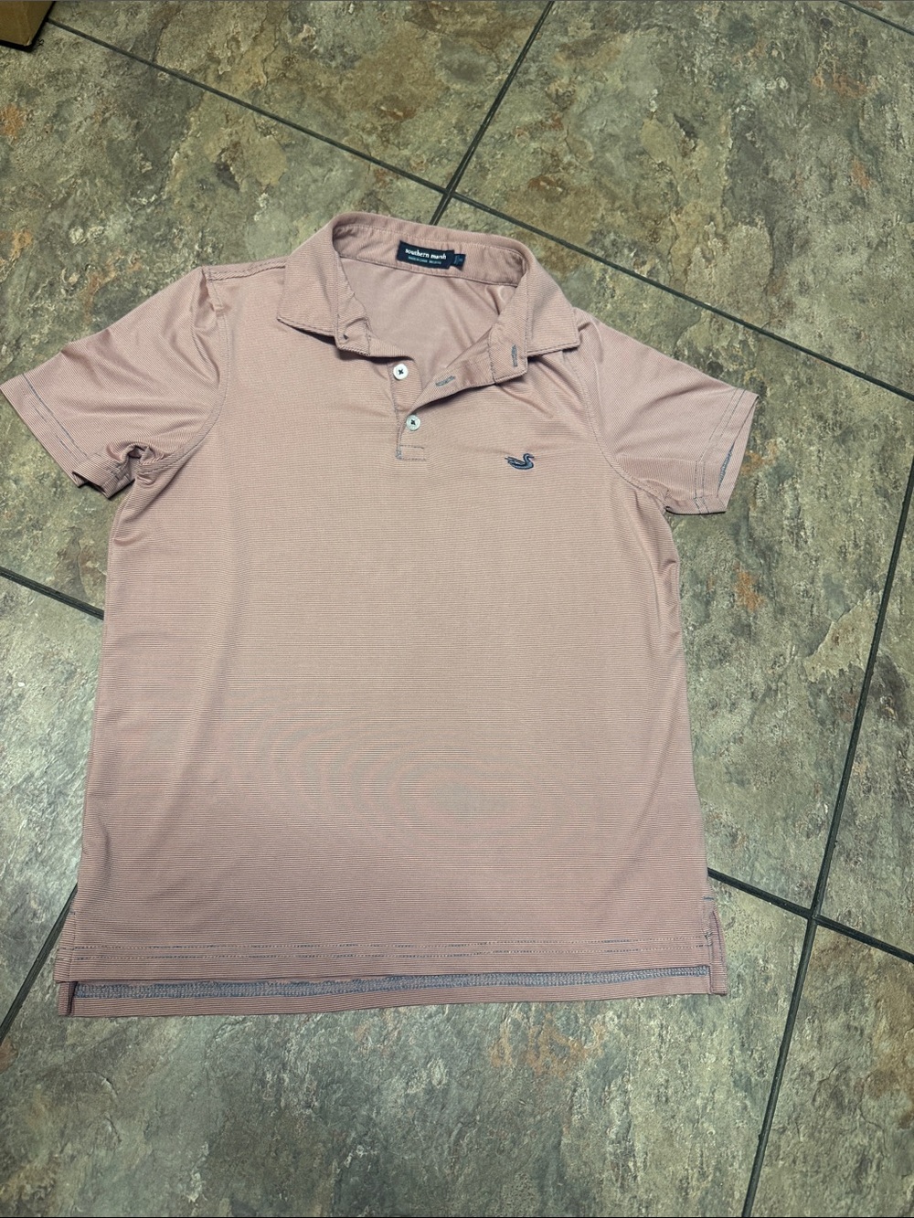 Southern Marsh Boys' Polo in Dusty Rose